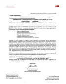 Carta de Distribución ABB