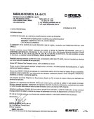 Carta de Distribución RAWELT